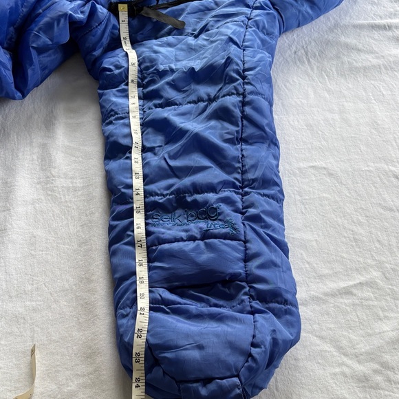 Selk’Bag Lite wearable sleeping bag Kids size K2 4’8”-5’1” Blue cozy camp wear - Picture 14 of 16